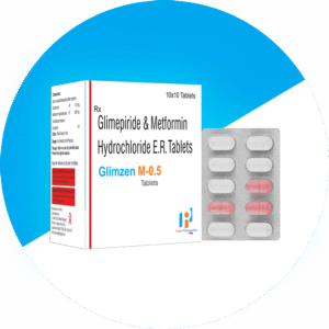 Glimepiride (0.5mg) + Metformin (500mg) / Glimzen M 0.5MG Tablet