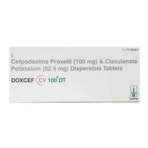 Doxcef CV DT 100mg Tablet 10'S
