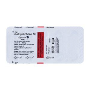 Letronat 2.5mg tablet 10's - Letrozole hormone therapy for breast cancer treatment